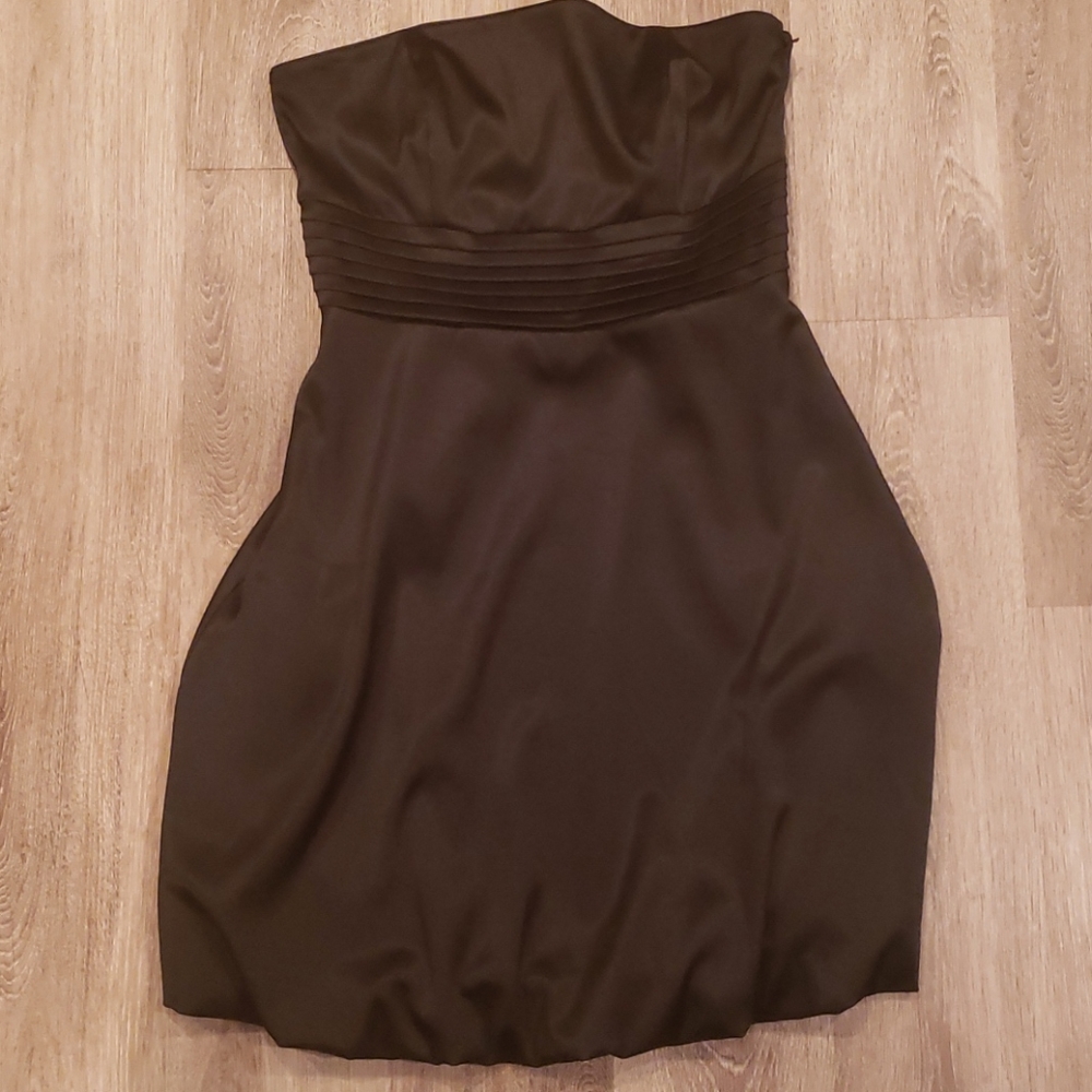 White House black market Strapless dress